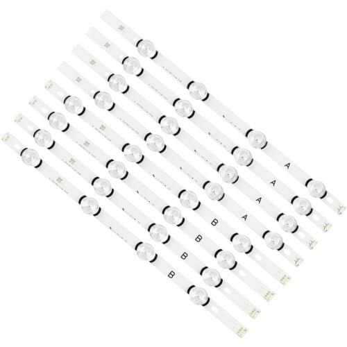 New Kit 8 PCS LED Backlight strip For LG 40LF630V 40LF570V 40LH5300 INNOTEK 40 DRT4.0 DRT 4.0 3.0 40 inch A B SVL400 6916L-0885A