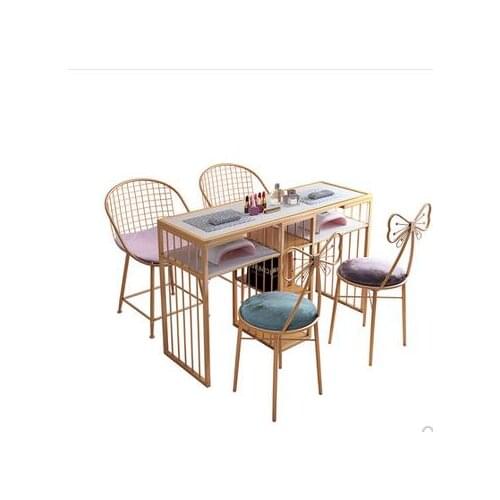 New paint nail table and chair set