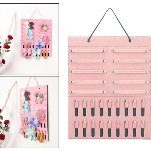 Baby Girl Headbands Storage Holder Newborn Hair Accessories Hanging Organizer for Hair Band and Bows