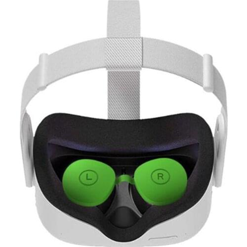 Silicone Protective Cover for Oculus Quest2 VR Glasses Lens Anti-Drop Sleeve Dust-Proof Storage Cover Spare Parts