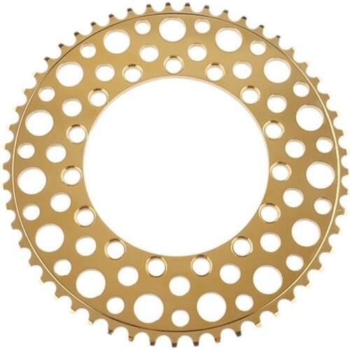 BOLANY Folding Bike Chainwheel Aluminum Alloy Single Chainwheel 56T Bike Chainring Round Hole Bike Parts
