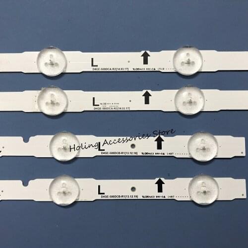 12 PCS/set LED backlight strip D4GE-500DCA-R2 D4GE-500DCB-R2 for UE50H6350 UN50J5500AF UE50H6200