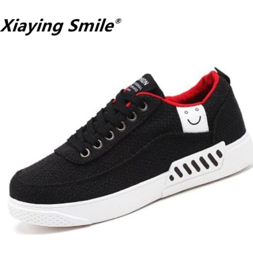 Men Spring Trendy Shoes Autumn Male popular Version breathable Slip-on Comfort Leisure Fly weaving Soft Flats Walking Footwear