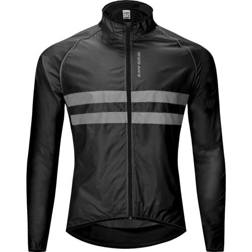 Waterproof Quick Dry Mtb Jersey Jackets Windcoat Reflective Jacket Cycling Long Sleeve Wind Bike Windbreaker Windproof