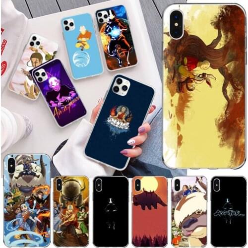 YJZFDYRM avatar the last airbender Soft Phone Cover for iPhone 11 pro XS MAX 8 7 6 6S Plus X 5S SE 2020 XR cover