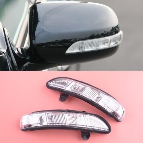 1 Pair Front Side Door Wing Rearview Mirror LED Turn Signal Light Fit for Benz CL W216 CLS W219 S W221 E Class W211 2198200621
