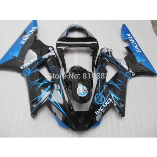 2015 Motorcycle Fairing kit for YZFR1 00 01 YZF R1 2000 2001 YZF1000 Gloss black blue ABS Fairings bodywork+7gifts YC77