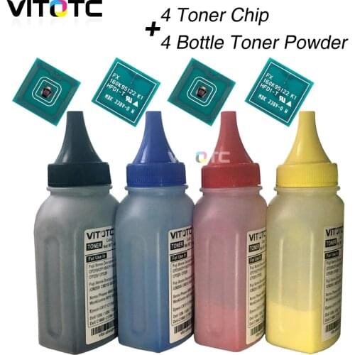 4 Refill Toner Powder and 4 reset Chip For Xerox DocuColor DC C 240 242 250 252 260 262 C240 C242 C250 C252 C260 200g/bag/color