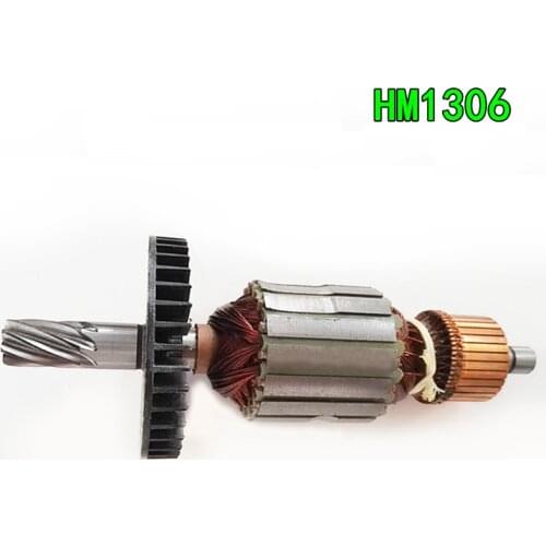 AC220-240V 8Teeth Drive Shaft Electric Anchor Armature Rotor for Makita HM1306 HM 1306 517773-3