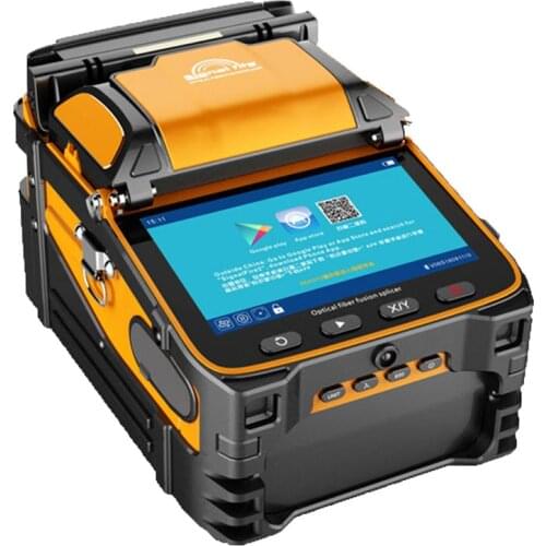 AI-9 Fusion splicer Machine SM & MM With VFL OPM 5S Fast Splicing Machine FRENCH RUSSIAN SPANISH PORTUGUESE