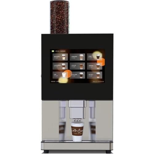 9 Flavors Table Top Automatic Coffee Maker Office Self Service Touch Screen Combo Coffee Vending Machine Led Display Screen Sale