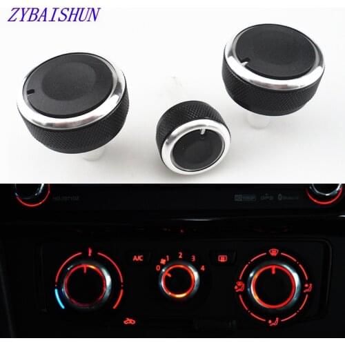 Car Styling, A / C temperature control knob Switch AC Ball for Volkswagen VW GOLF 4 MK4 Bora Passat B5, car accessories