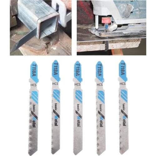 BENGU 5 Pcs HCS T118A Jig Saw Blades Wood Metal Fast Cutting Reciprocating Saw Blade Hot Sale
