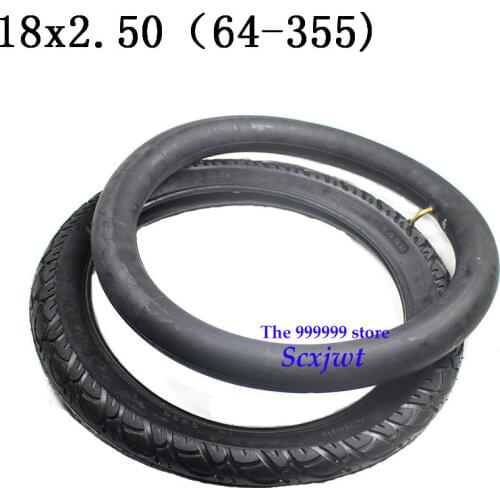 Free Shipping Good quality design 18x2.50 64-355 tire inner tube and outer tyre for Electric motorcycle battery tricycle