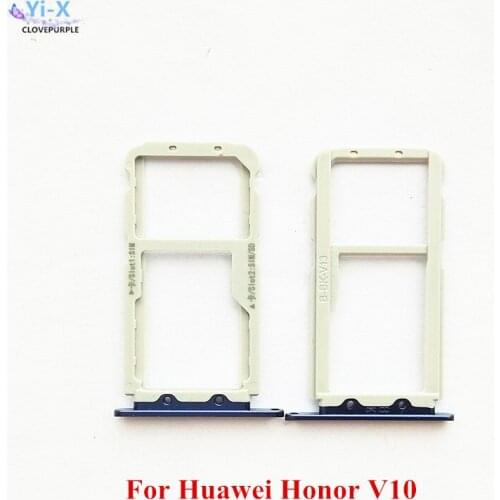 SIM Card Tray Slot Holder Adapter for Huawei Honor V10 / View 10 Phone Spare Parts