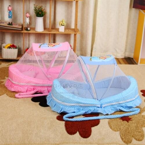 Hot Sale Baby Mosquito Net Bed Net Can Cotton-padded Mattress Pillow Tent Foldable Portable
