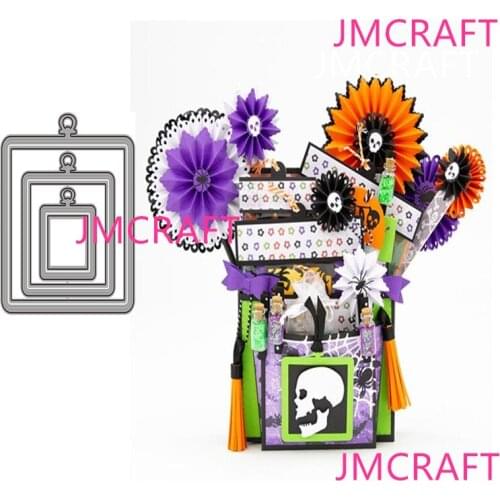 JMCRAFT 2021 New Different Shapes Of Cards #2 Metal Cutting Dies DIY Scrapbook Handmade Paper Craft Metal Steel Template Dies