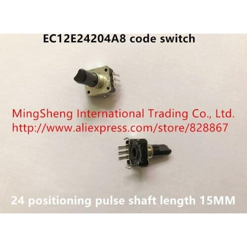 Original new 100% EC12E24204A8 code switch 24 positioning pulse shaft length 15MM