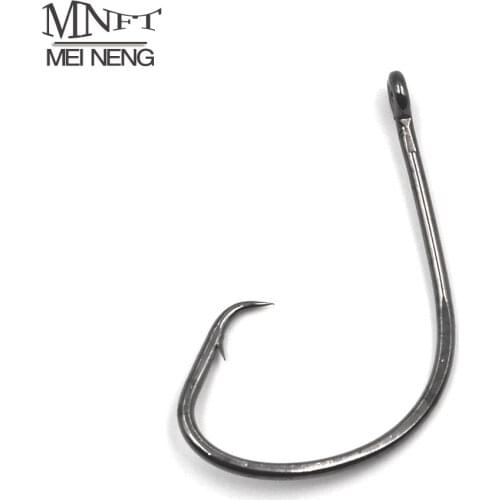 MNFT Wholesale 120Pcs Strong Point Bended Fishing Hooks 3.2*2.5cm Size 4/0 Sport Circle Hooks High Carbon Steel High Quality