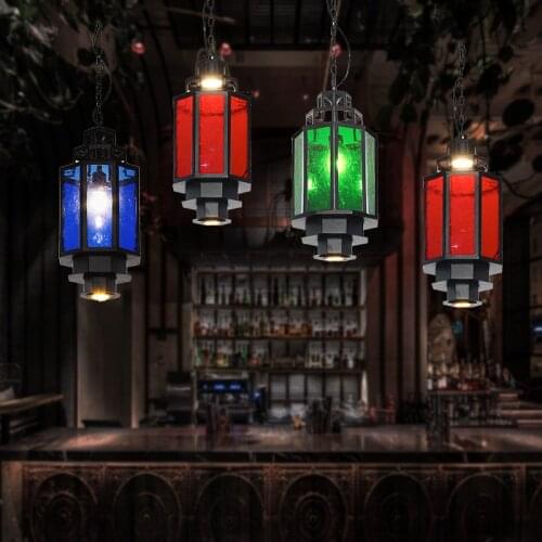 The Muslim Arab islamic droplight body idle bar club glass cage lamp xinjiang exotic decorative light wind