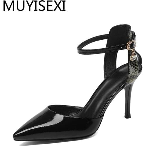 MUYISEXI Leather Pumps