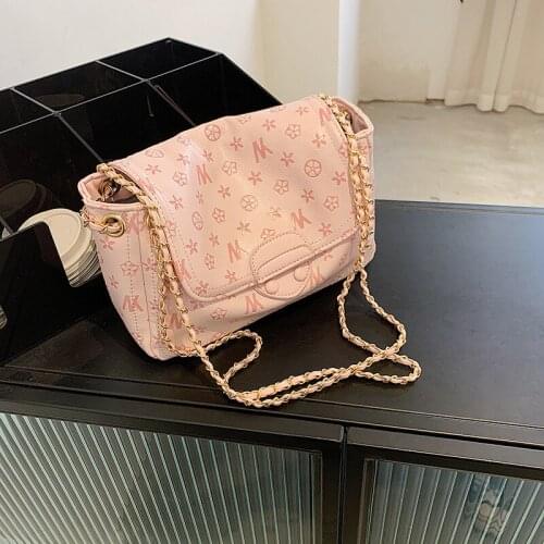 2021 New Fashion Embossed Popular Chain Single Shoulder Womens Bag Purses and Handbags Luxury Designer Satchel Handbag