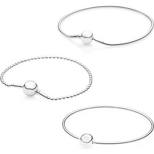 NEW Top quality 100% 925 sterling silver essence series bracelet suitable for womens original bead fit diy charm chain