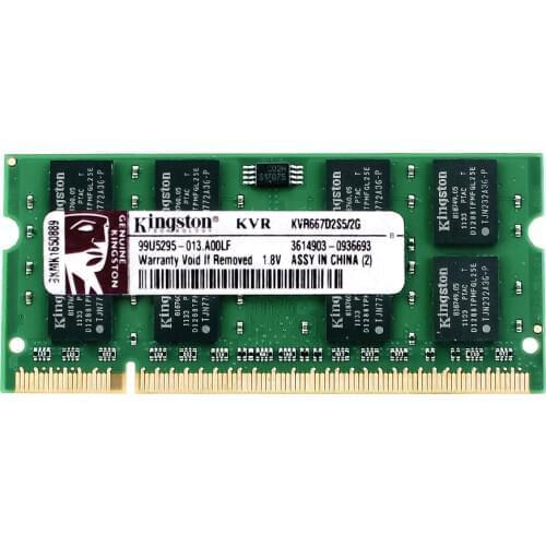 Kingston Laptop Memory DDR2 667HMZ DDR2 4GB 2GB laptop RAM ddr2 4GB=2PCS*2G PC2-5300 S MHZ 1.8V