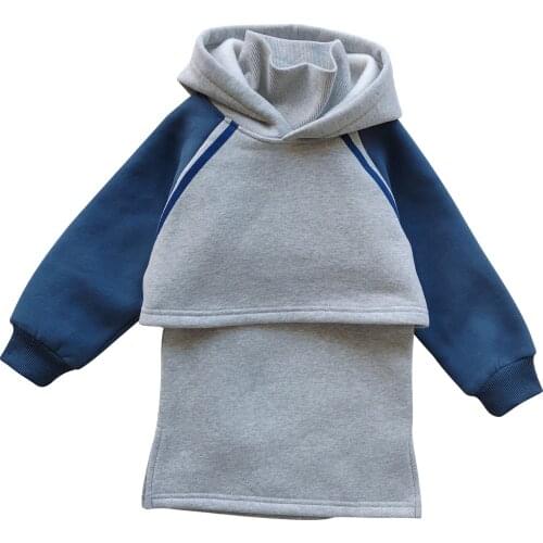 Casual Suits Tracksuit 2020 Fashion Winter Clothing Set For Girl Baby Velvet Dress Hoodies Coat Sweaters Shirts Children Kids