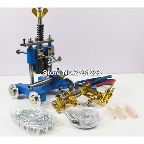 Manual Hand Gas Pipe Cutting machine chain pipe cutting machine pipe flame beveling machine