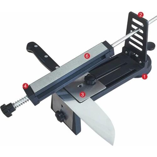 DMD Fixed Angle System Knife Sharpener Household Grinding Scissors Sharpening Saws Grindstone With Three diamond stone h2 MJ813