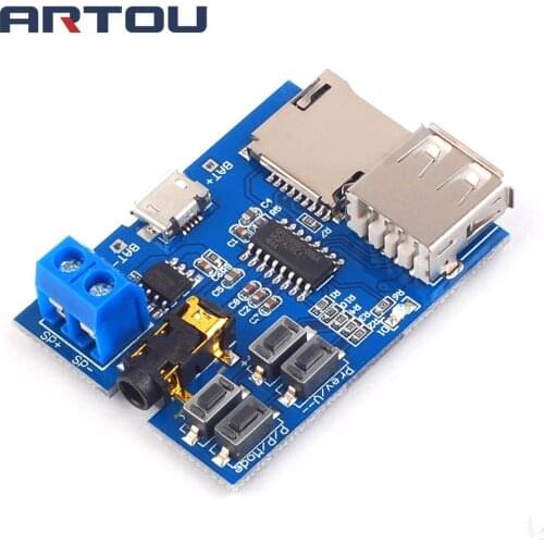 TF card U disk MP3 Format decoder board module amplifier decoding audio Player