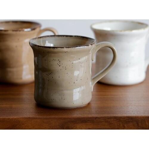 Japanese retro coffee cup water milk soup latte mug ceramic home minimalism simple Nordic style teacup porcelain drinkware