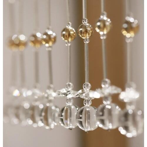 10PCS 30cm Crystal Bead Curtain Hanging Pendant Home Decor Door Curtain Festival Party Wedding Decoration