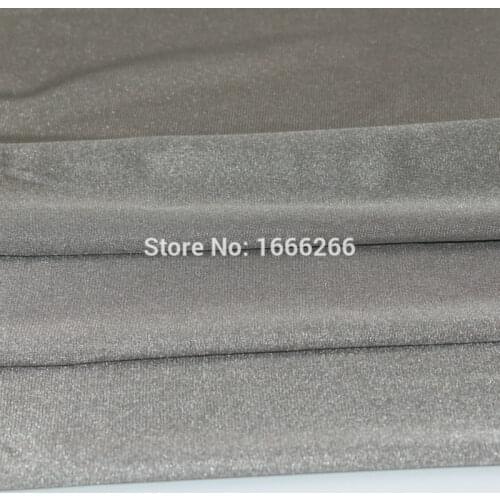 { Factory Supply } RFID SHIELDING FABRIC EMF BLOCKING FABRIC RF SHIELDING CONDUCTIVE 100% SILVER FIBER MATERIAL YSILVER81