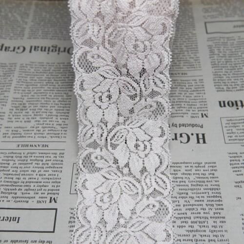 Clearance 32 Yards 70mm Width Elastic Stretch Lace Trim Sewing/garment/clothes/Apparel Elastic Lace E11
