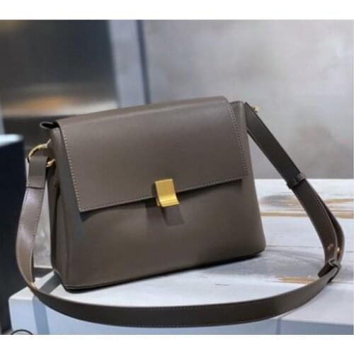 Ladies autumn and winter new large mesh hand-woven 100% leather luxury handbag wild large-capacity fashion messenger bag