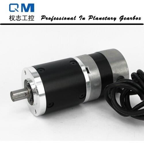 Nema 23 60W gear brushless dc motor bldc motor planetary reduction gearbox ratio 40:1