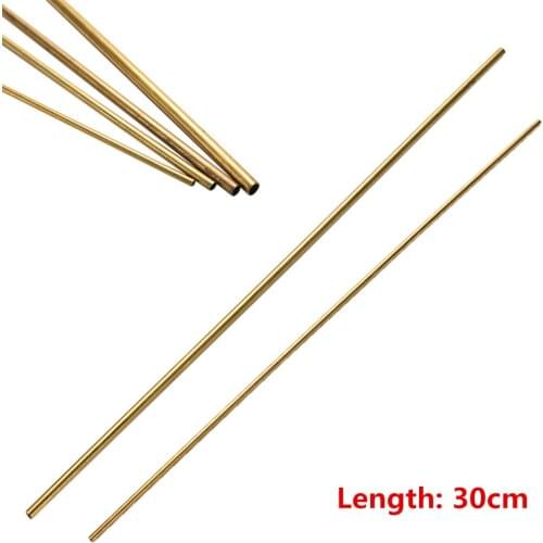1PC Brass Tubes Brass Pipe Brass Tube Diameter 2mm/3mm/4mm/5mm Length 300mm Long 0.45mm Wall Cutting Tool Parts