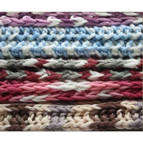 100g/Rolled Cotton Yarn Soft Crochet Yarn Baby Yarn Crochet For Knitting Wool Super Warm Winter Scarf Hat Clothes DIY Sweater