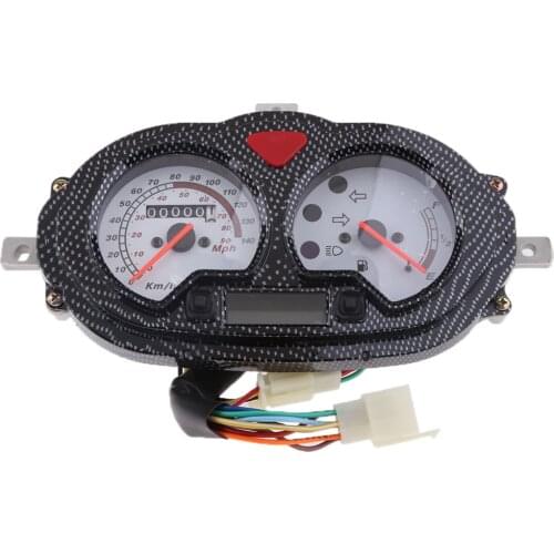 12V 7 Pin Motorcycle Speedometer and Gas Gauge Kit Fit for B05 B08 ATV Quad Scooter