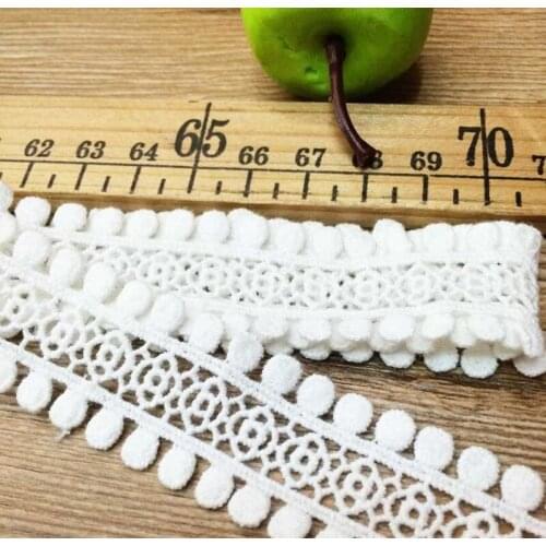 15 yards/cotton lace garment accessories mesh embroidery lace 2.5cm wide