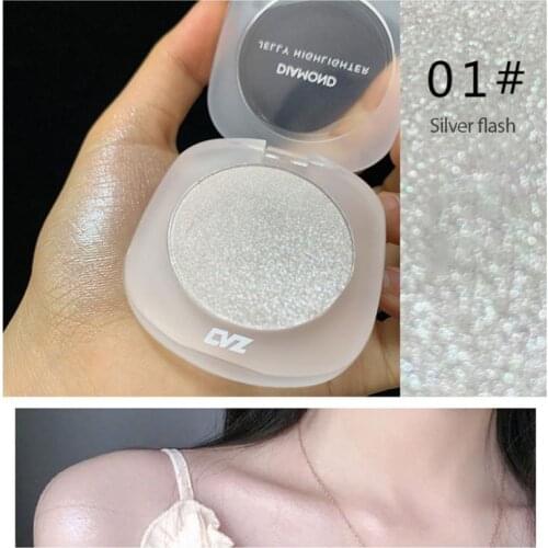 4 Colors Highlighter Powder Glitter Palette Makeup Contouring All-in-one Face Brighten Mashed Potatoes Shimmer High-gloss TSLM1
