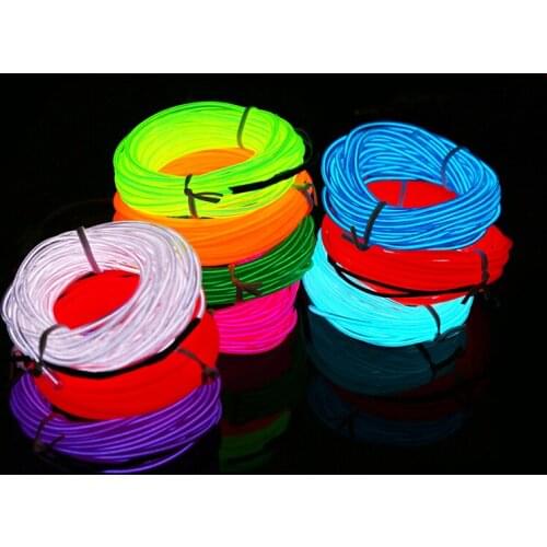 5Meters Atmosphere Lamp Car Door Interior Ambient Light Cold Light Line DIY Decorative Dashboard Console Car-styling Sale