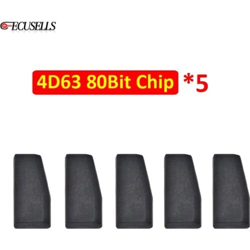 5Pcs/Lot 4D63 80Bit ID83 Transponder Blank Car Key Chip ID4D63 63 Chip for Ford Focus Edge for Mazda 2 3 for Mecury for Lincoln