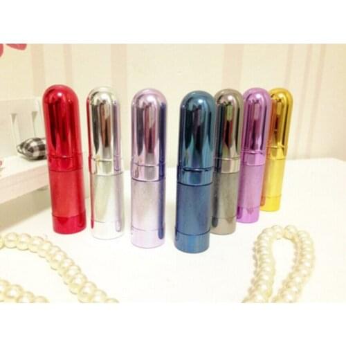 500pcs High Quality 6ML Refillable Perfume Bottle Empty Glass Fragrance Bottle Metal Perfume Atomizer new