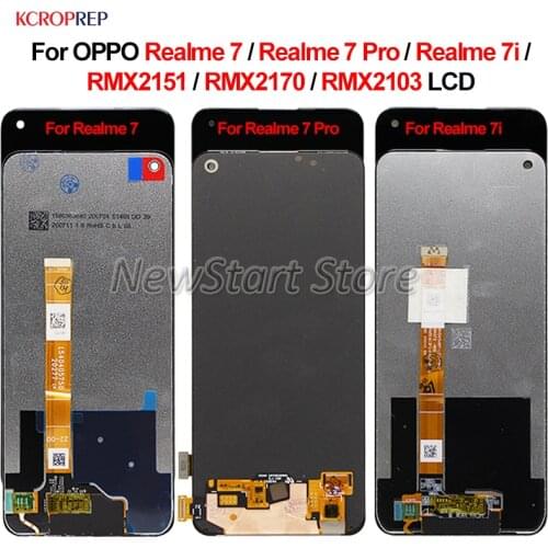 6.5" For OPPO Realme 7 LCD 6.4" For OPPO Realme 7 Pro lcd 6.5" For OPPO Realme 7i LCD Display Touch Screen Digitizer Assembly