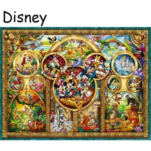 Disney 5D DIY Diamond embroidery Cross stitch Cartoon Full Square/Round Diamond mosaic Diamond painting decoration