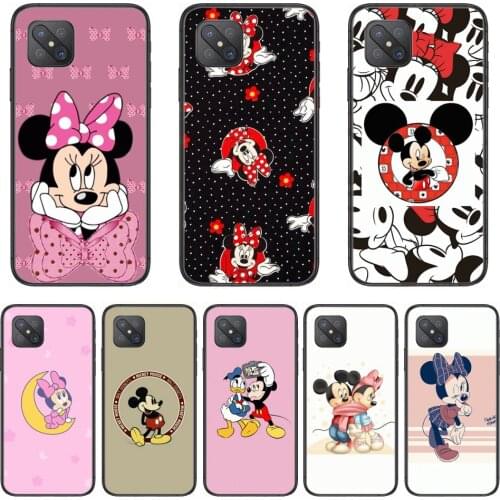 Mickey Fashion Phone Case cover For OPPO A91 9 83 79 92s 5 F9 A7X Reno2 Realme6pro 5 black tpu cell cover
