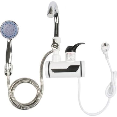 Electric Water Heater 220V Electric Instant Water Heater Shower Cold Heating Faucet For Kitchen Bathroom EU Plus